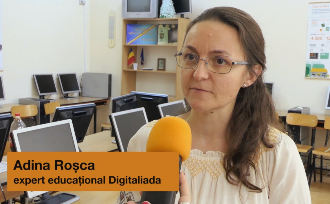 Despre rolul și rostul aplicațiilor digitale cu Adina Roșca, expert educațional Digitaliada